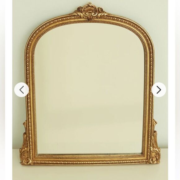 ALTAR’D STATE Gold Tone Ornate Mirror Framed Easel Style 10 x 8 inches - Picture 3 of 10